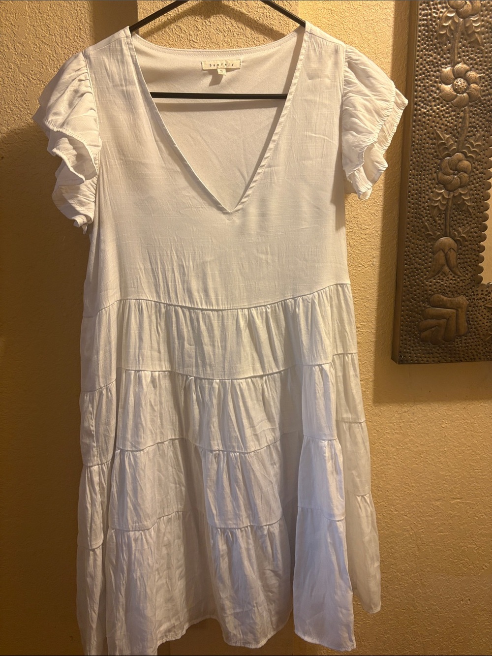 BaeVely Tiered Ruffle Mini Dress